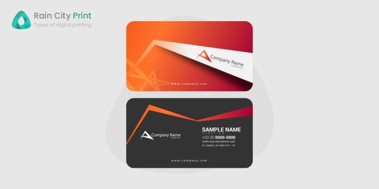 Glossy Cardstock Business Card