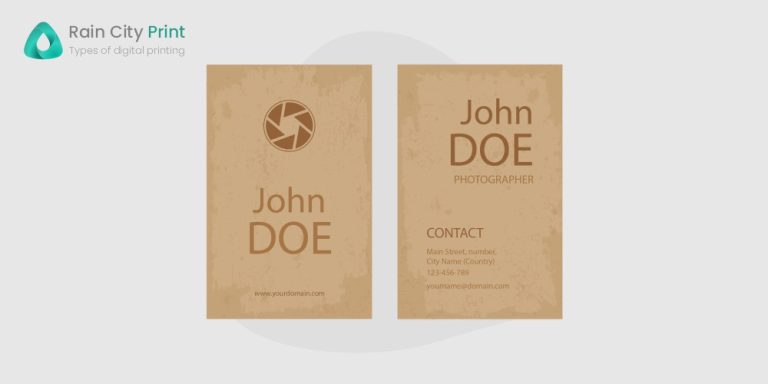 Recycled Paper Business Card Printing